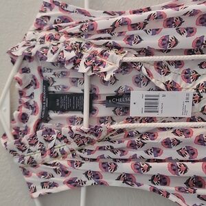 Chelsea & Theodore Boho Tiered Pink Maxi Dress